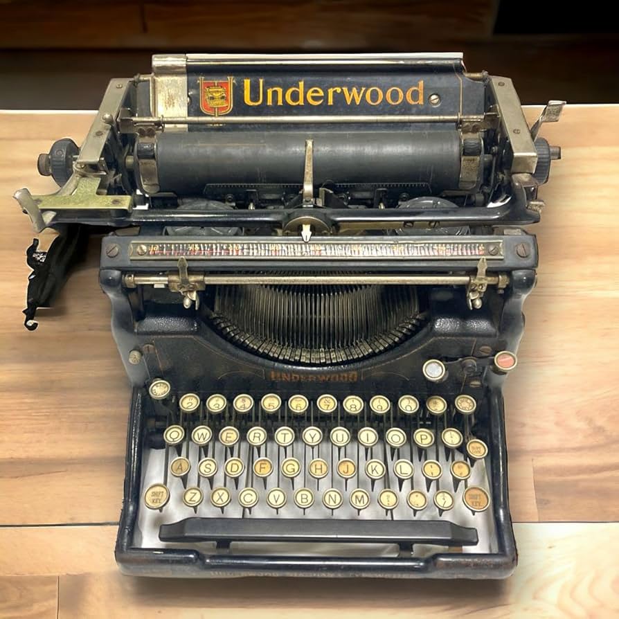 【アンティーク】アンダーウッド No5 タイプライター UNDER WOOD Underwood No. 5 Antique Typewriter Standard Mechanical